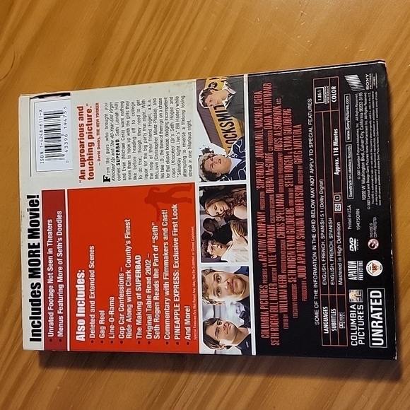 Superbad Unrated Extended Edition DVD - Picture 3 of 3